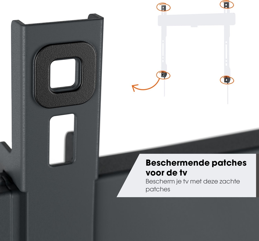 Vogel's ELITE TVM 5445 | Draaibare tv-beugel | 32-65" Wit 9